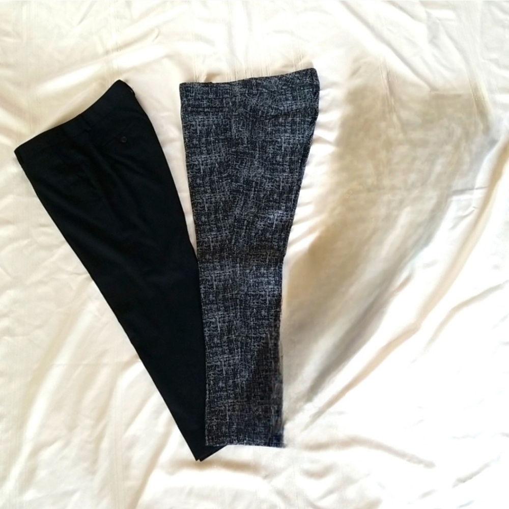 Banana Republic Ankle pants in black and grey colors